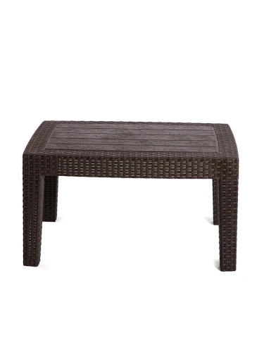 Комплект мебели под искусственный ротанг для отдыха с 2-местным диваном Калифорния «California terrace set» арт.77787/77794/77763П c подушками на спинку