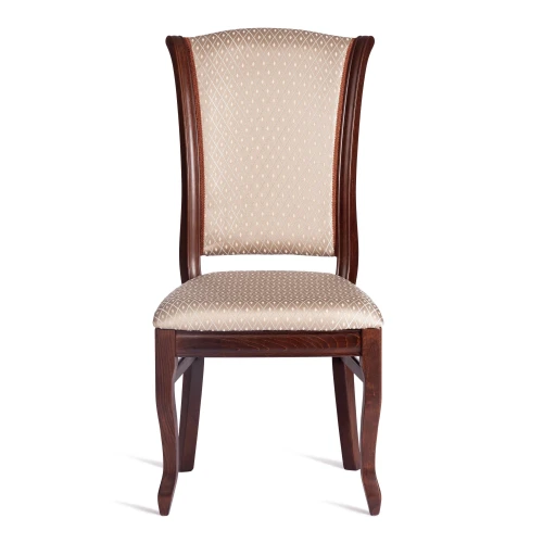 Стул VERSAL мягкое сидение бук, 51х48х106 см, Tobacco, жаккард коричневый