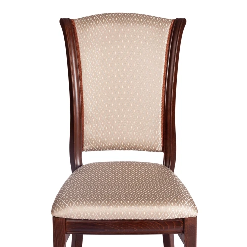 Стул VERSAL мягкое сидение бук, 51х48х106 см, Tobacco, жаккард коричневый