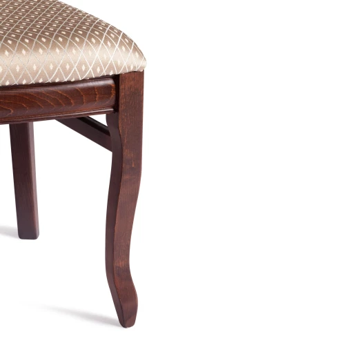 Стул VERSAL мягкое сидение бук, 51х48х106 см, Tobacco, жаккард коричневый