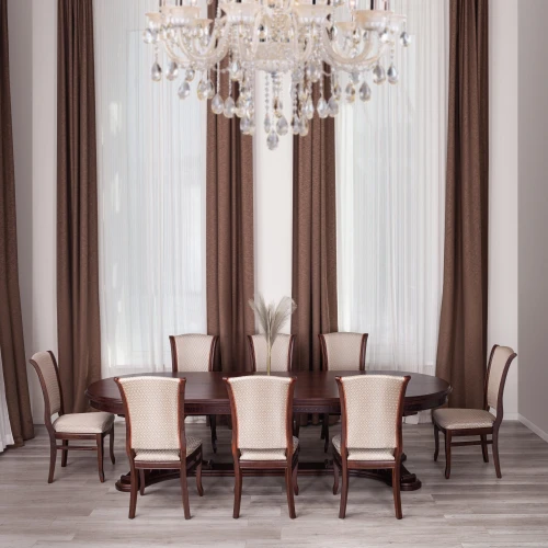 Стул VERSAL мягкое сидение бук, 51х48х106 см, Tobacco, жаккард коричневый