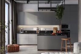 Модульная кухня Сиэль 4200 Монблан Софт МДФ Модульная кухня Сиэль 4200 Монблан Софт МДФ