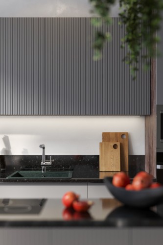 Модульная кухня Сиэль 4200 Монблан Софт МДФ