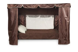 Садовые качели «Нирвана Премиум» с москитной сеткой  -  Brown