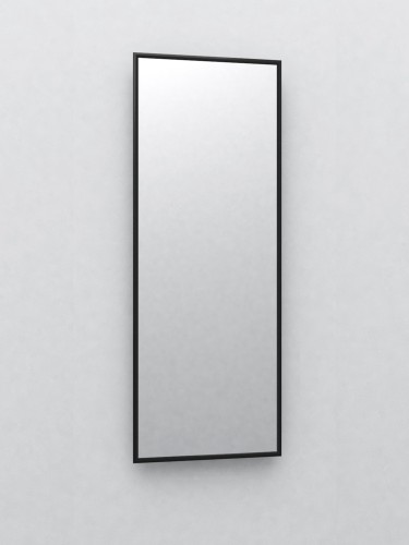 Зеркало настенное в раме Сельетта-5, черный 150 см х 50 см