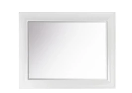 Зеркало Риккардо 80, патина золото, белое