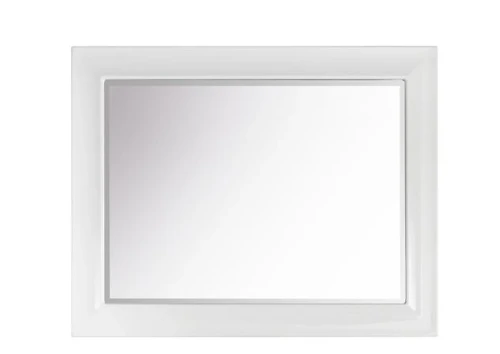 Зеркало Риккардо 80, патина золото, белое