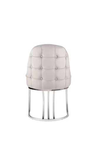 Стул обеденный Фрида DС-1112, серый, серебро