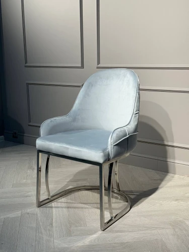 Стул обеденный Фрида DС-1112, серый, серебро