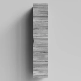 Пенал Марко 30 подвесной, дверь, ручки Черные, Лиственница структурная контрастно-серая ПВХ 64202, правый