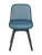 DC270 Стул пластиковый, ТЕМНО-СИНИЙ c подушкой, ноги черные