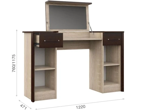 Стол «Эшли», Венге/сонома