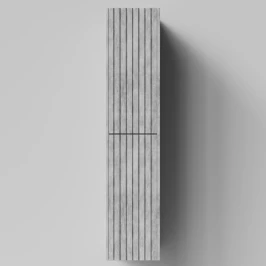 Пенал Тач 30 подвесной, Горный камень ПВХ 57807, левый, бельевая корзина