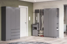 Прихожая Бали, Графит. Комплект 11