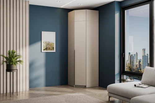 Шкаф угловой с антресолью ШК 5, Меланж