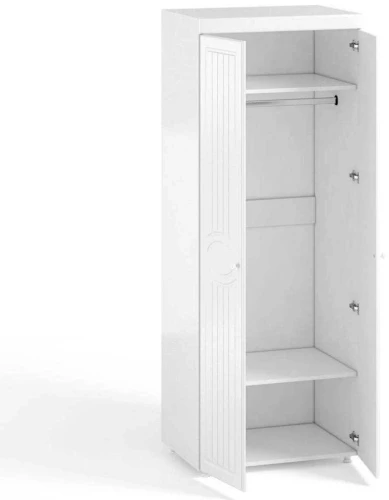 Шкаф 2-х дверный (гл.560) Монако МН-47 белое дерево