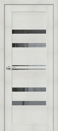 Межкомнатная дверь экошпон ĒLPORTA Порта-30 Bianco Veralinga Mirox Grey