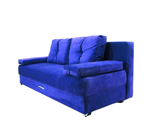 Диван-еврокнижка Амстердам мини люкс синий