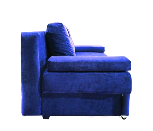 Диван-еврокнижка Амстердам мини люкс синий