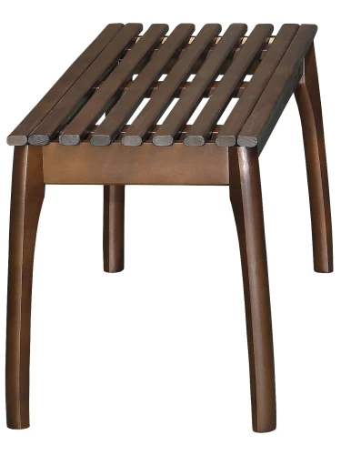 Скамья для прихожей массив, каркас орех