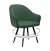 Стул DikLine 439 поворотный, TW14 зеленый, ножки черные