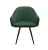 Стул DikLine 439 поворотный, TW14 зеленый, ножки черные