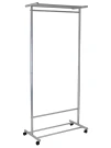 Вешалка напольная на колесах М 9 металлик