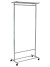 Вешалка напольная на колесах М 9 металлик