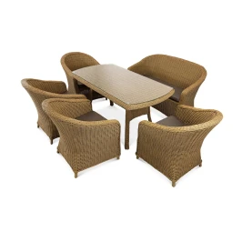 Комплект для террасы из искусственного ротанга ПРИМО Американский орех