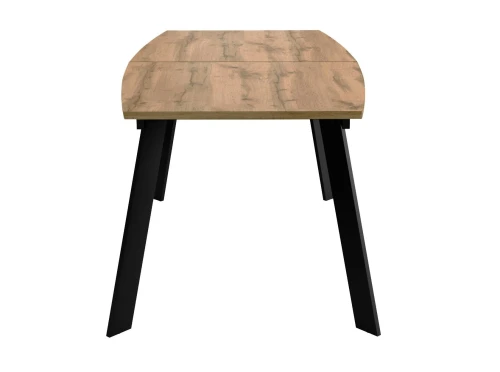 Стол DikLine XL160 Дуб галифакс /опоры черные