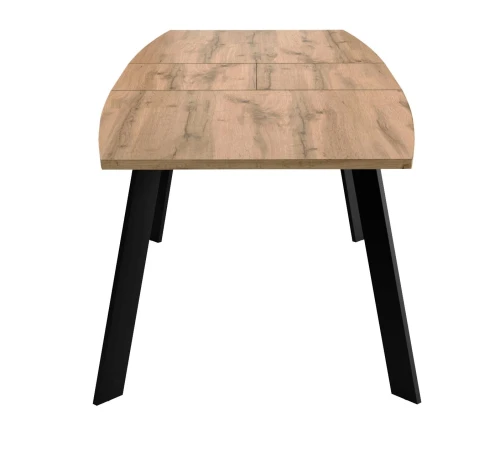 Стол DikLine XL160 Дуб галифакс /опоры черные