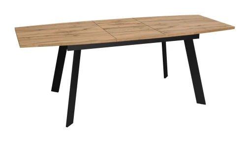 Стол DikLine XL160 Дуб галифакс /опоры черные