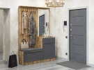 Готовая прихожая Стиль-02 Graphite Softwood/Дуб Вотан