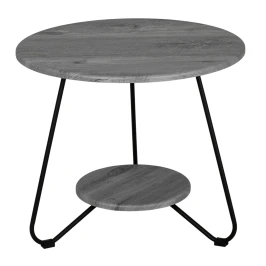 Стол журнальный BeautyStyle 38 орех гикори grey/черный