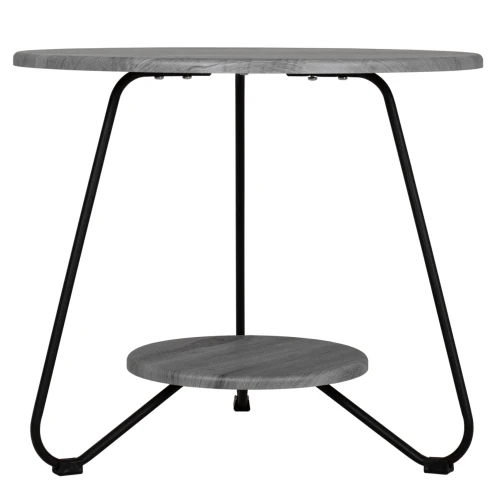 Стол журнальный BeautyStyle 38 орех гикори grey/черный