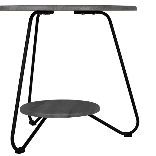 Стол журнальный BeautyStyle 38 орех гикори grey/черный