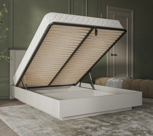 TOSCANA NEW, Кровать 160 с подъемником. Цвет ПЕРСИДСКИЙ ЖЕМЧУГ/КАНЬОН