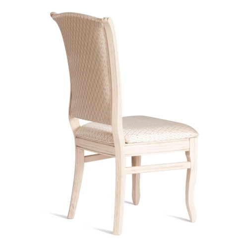 Стул VERSAL мягкое сидение бук, 51х48х106 см, бежевый патина, жаккард бежевый