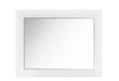 Зеркало Риккардо 80, патина серебро, белое