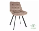 Стул SIGNAL MONTI Velvet Bluvel 40 темно-бежевый/черный, поворотный Стул SIGNAL MONTI Velvet Bluvel 40 темно-бежевый/черный, поворотный