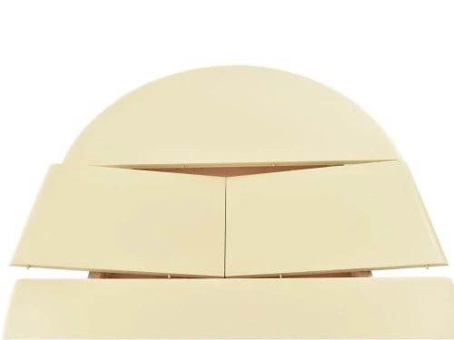 Обеденная группа (Стол Фабрицио-1 D100 и 4 стула Бурбон), слоновая кость