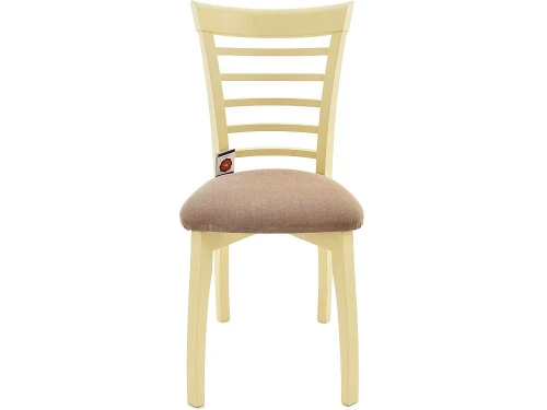 Обеденная группа (Стол Фабрицио-1 D100 и 4 стула Бурбон), слоновая кость