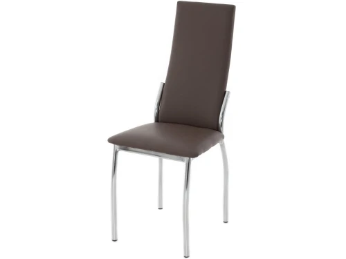 Обеденная группа (Стол Ривьера СВ фотопечать Кофе 22 и 4 стула Асти), коричневый