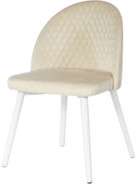 Стул «Белиз», Монолит беж, каркас белый