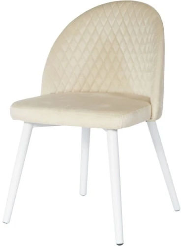Стул «Белиз», Монолит беж, каркас белый