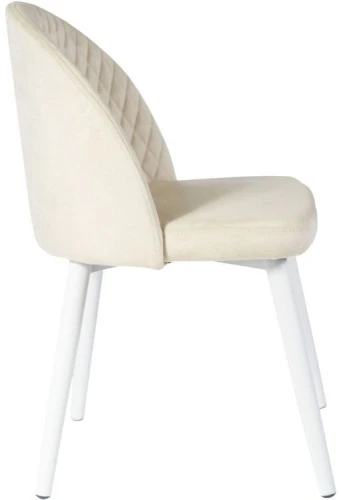 Стул «Белиз», Монолит беж, каркас белый