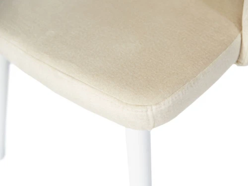 Стул «Белиз», Монолит беж, каркас белый