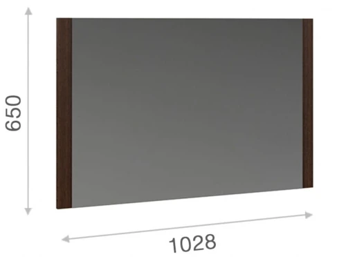 Зеркало «Аврора», Дуб венге