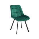Стул ROBERT 360 велюр изумруд