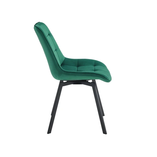 Стул ROBERT 360 велюр изумруд